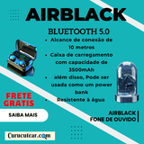 AirBlack® Fone de Ouvido 5.1 com Caixinha Power Bank