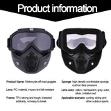 Outdoor Sport Windproof Mask Goggle HD Motorcycle Glasses Snowboard Eyewear Riding Motocross Summer UV Protection Sunglasses - Curucutear.com