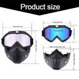 Outdoor Sport Windproof Mask Goggle HD Motorcycle Glasses Snowboard Eyewear Riding Motocross Summer UV Protection Sunglasses - Curucutear.com