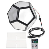 Projector Table Lamp Night Light Creative And Cool Infinite Dodecahedron Color Art Light Children Bedroom Led Luminaria Galaxy - Curucutear.com