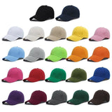 Men Women Multiple Colour Baseball Cap Peaked Cap Solid Color Adjustable Unisex Spring Summer Dad Hat Shade Sport Baseball Hats - Curucutear.com