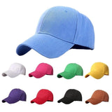 Men Women Multiple Colour Baseball Cap Peaked Cap Solid Color Adjustable Unisex Spring Summer Dad Hat Shade Sport Baseball Hats - Curucutear.com